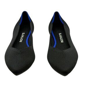 Rothy's The Point II Black Flats Comfort Versatile Women's Size 8